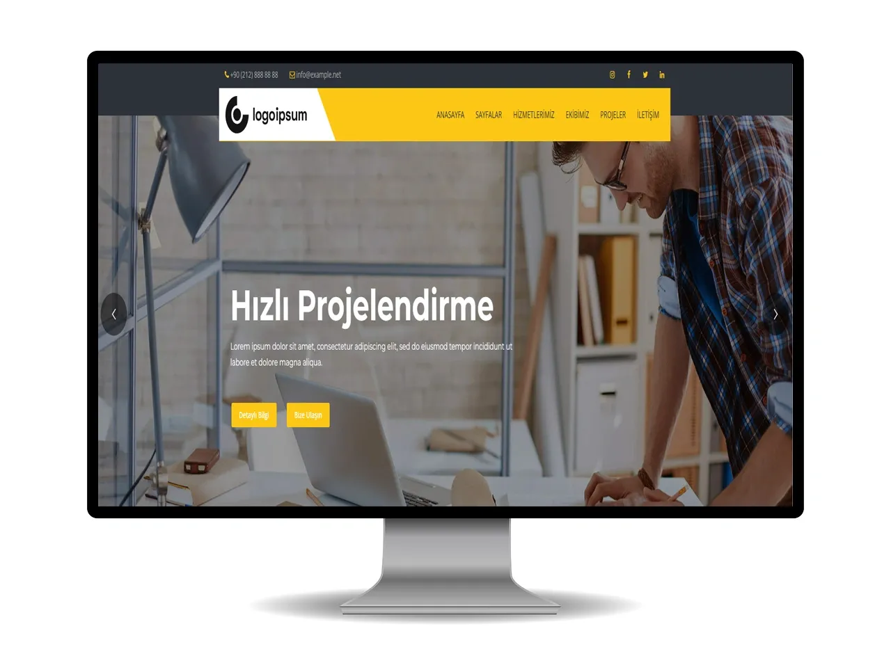 İnşaat Mimarlık Web Site Yazılımı PHP Script | Hazır Kurumsal Site